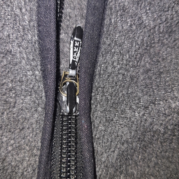 Women's Old Navy Gray Sweater Medium Full Zipper Pockets - Picture 5 of 5